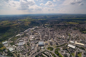Halifax  town centre aerial photo