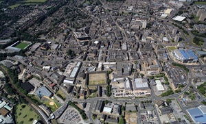 Halifax  town centre aerial photo