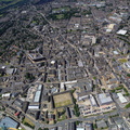 Halifax city centre HX1 high up aerial photo