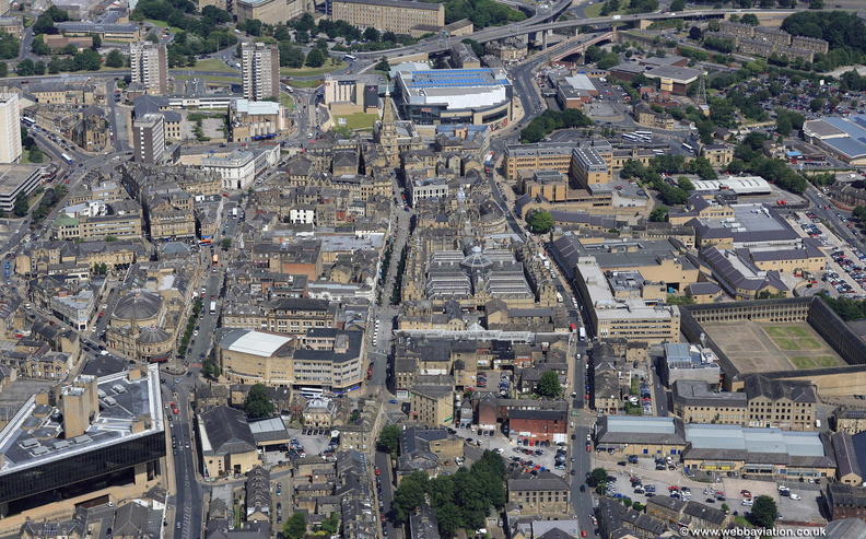 Halifax city centre HX1 aerial photo
