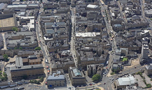 Halifax UK city centre HX1  aerial photo