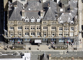 Halifax Bank in Halifax UK aerial photo