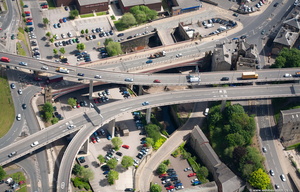 North Bridge, Halifax   UK aerial photo