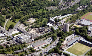 Shaw Lodge Mill  Halifax UK aerial photo