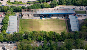Halifax RLFC Shay stadium aerial photograph 