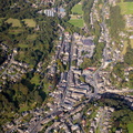 Holmfirth West Yorkshire,  from the air 