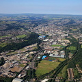 Huddersfield from the air  aerial photograph