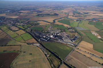 Kellingley Colliery Yorkshire  aerial photograph
