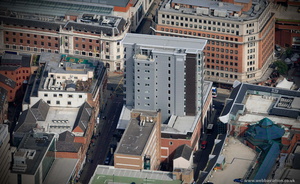 Basilica Leeds LS1  from the air 