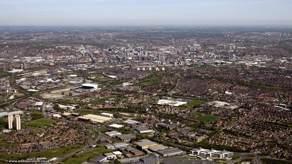 Beeston, Leeds from the air 