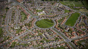 Belle Isle, Leeds from the air 