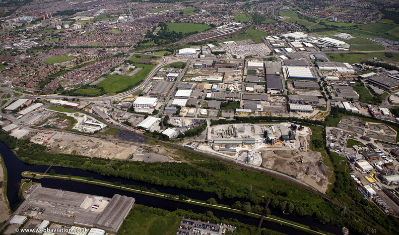 Cross Green Industrial Estate, Leeds  from the air 