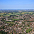 Garforth Leeds  Yorkshire   aerial photograph