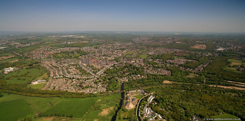 Horsforth Leeds from the air 