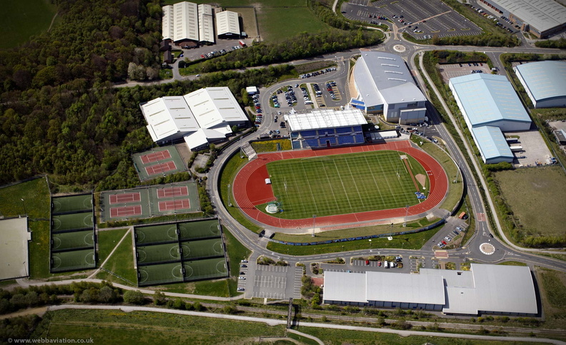 John Charles Centre for Sport, Leeds from the air 