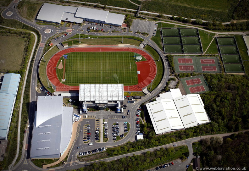 John Charles Centre for Sport from the air 