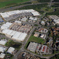 Junction 27 Retail Park from the air 