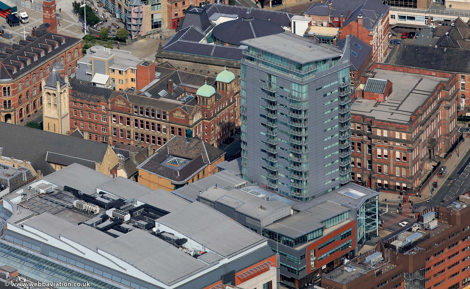 K2 Leeds from the air 