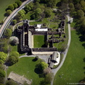 Kirkstall Abbey from the air 