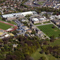 Leeds Beckett University, Headingley Campus  from the air 