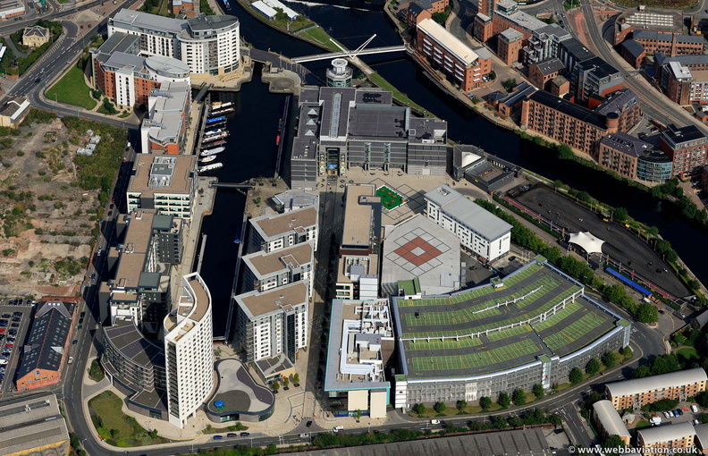 Leeds  Dock from the air 