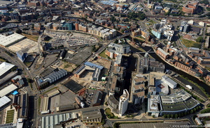 Leeds Dock and vicinity from the air 