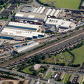 Leeds Midland Road depot from the air 