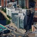 Leeds Princes Exchange from the air 