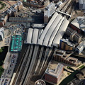 Leeds railway station from the air 