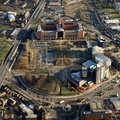 Quarry Hill Leeds from the air 