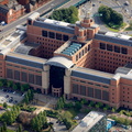 Quarry House Leeds from the air 