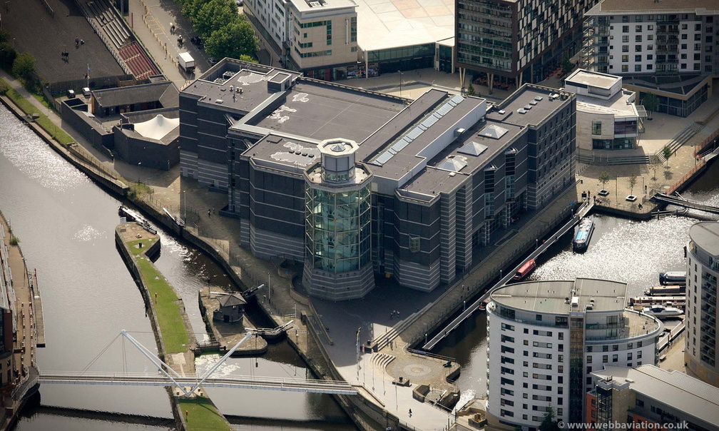 Royal Armouries Museum Leeds   from the air 