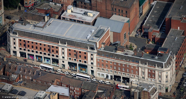 The Headrow, Leeds LS1 from the air 