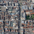 The Headrow Leeds city centre from the air 