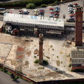 The Tower Works Leeds  from the air 