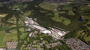 Meltham Mills   West Yorkshire from the air 