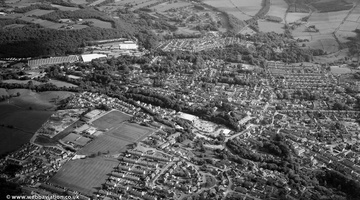 Meltham West Yorkshire,  from the air 