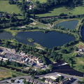 Ladywood Lakes Mirfield  aerial photograph