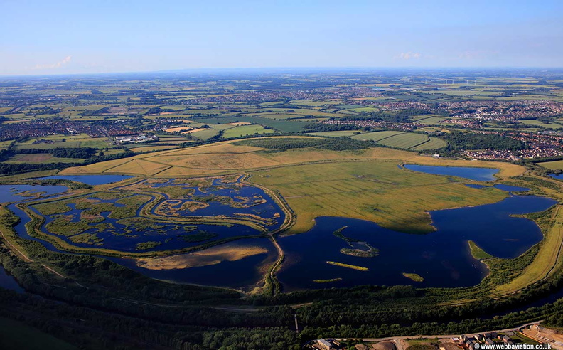 St Aidan's Country Park & RSPB Nature Reserve aerial photograph