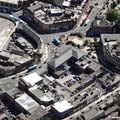 Wakefield town centre from the air 