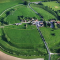 Avebury stone circle and  henge monument  ( National Trust  ) aerial photograph