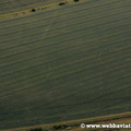 Crop marks in Wiltshire aerial photo