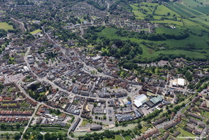 Devizes UK aerial photograph 