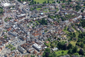 Devizes UK aerial photograph 