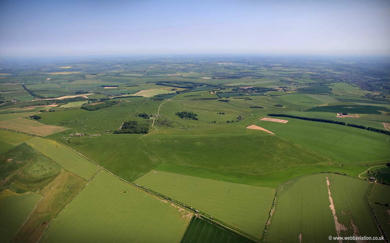 Fyfield Down  aerial photograph