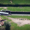 Kennet and Avon Canal Crofton Lock aerial photograph
