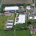 Hampton Park West,  Melksham Wiltshire aerial photograph