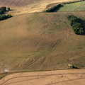 Monkton Down Barrow Cemetery Wiltshire  aerial photograph