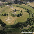 Old Sarum Wiltshire England aerial photo