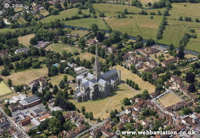  Salisbury Cathedral aerial photo